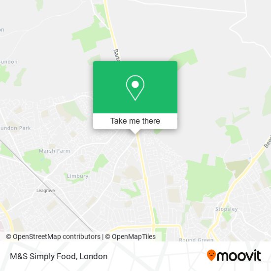 M&S Simply Food map