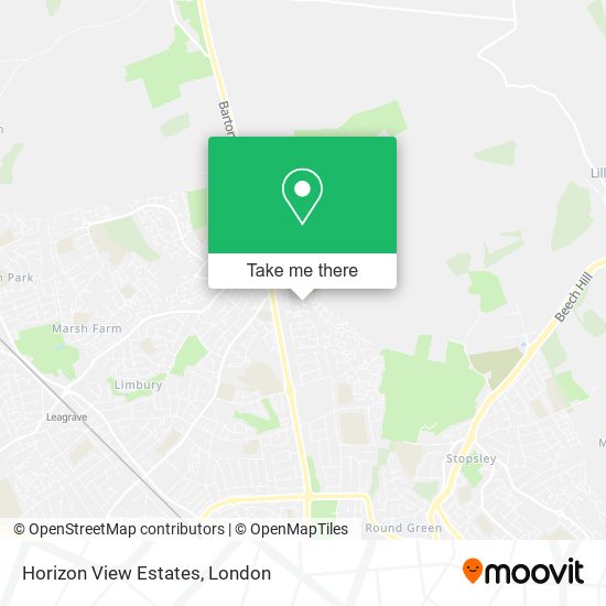 Horizon View Estates map