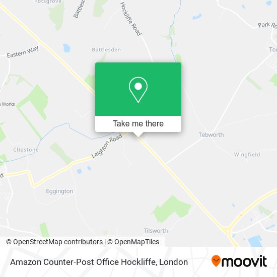 Amazon Counter-Post Office Hockliffe map