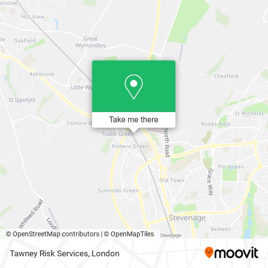 Tawney Risk Services map