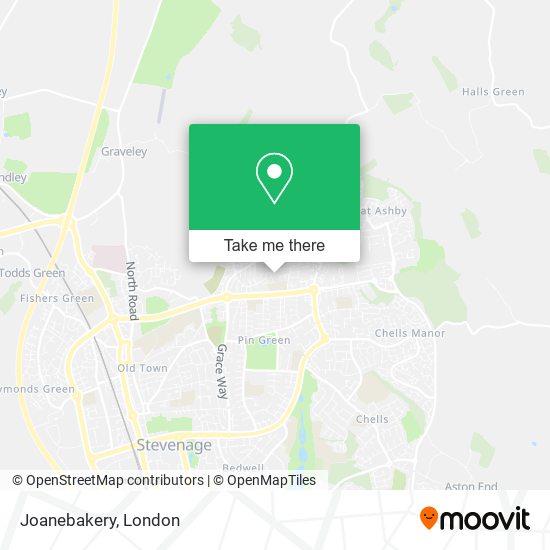 Joanebakery map