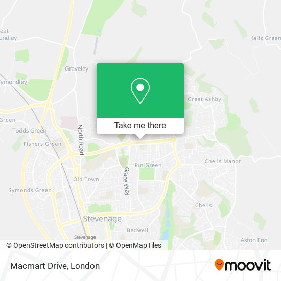 Macmart Drive map