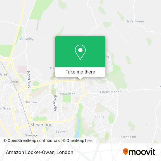 Amazon Locker-Owan map