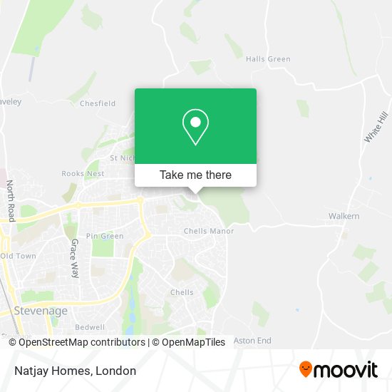 Natjay Homes map