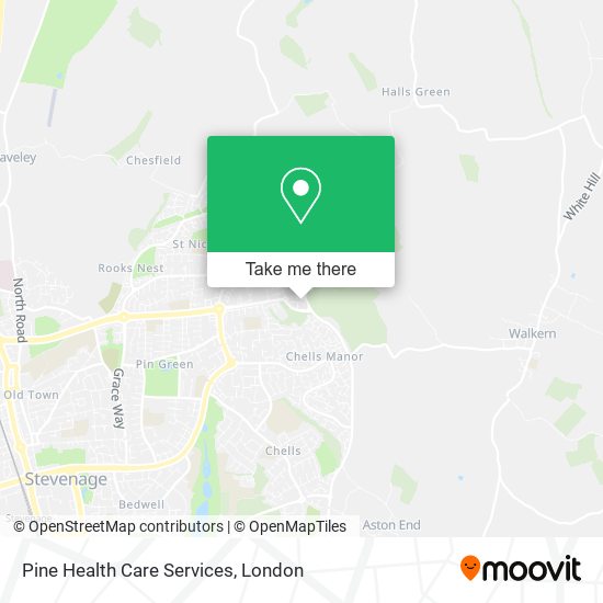 Pine Health Care Services map