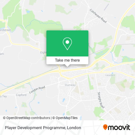 Player Development Programme map