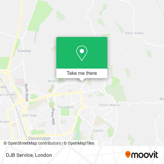 DJB Service map