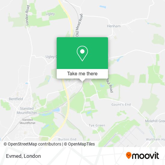 Evmed map