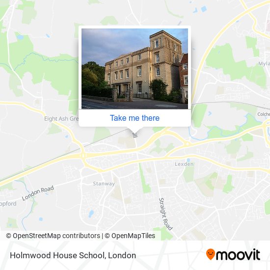 Holmwood House School map