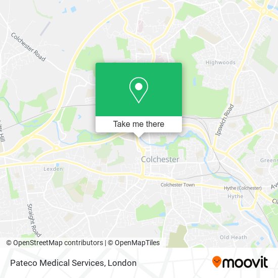 Pateco Medical Services map