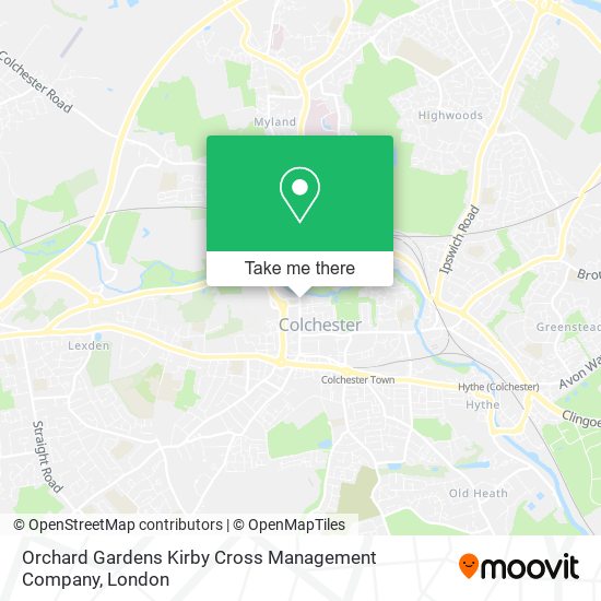 Orchard Gardens Kirby Cross Management Company map