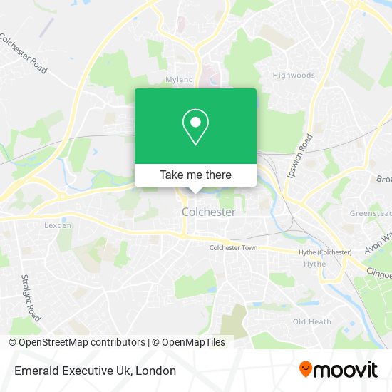 Emerald Executive Uk map