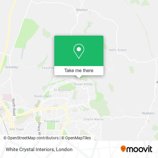 White Crystal Interiors map