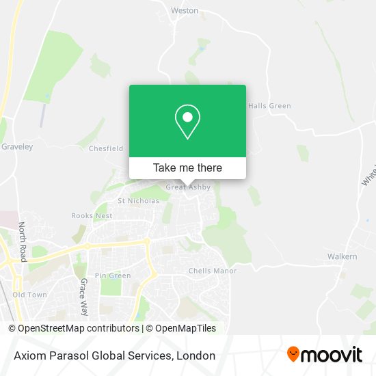 Axiom Parasol Global Services map