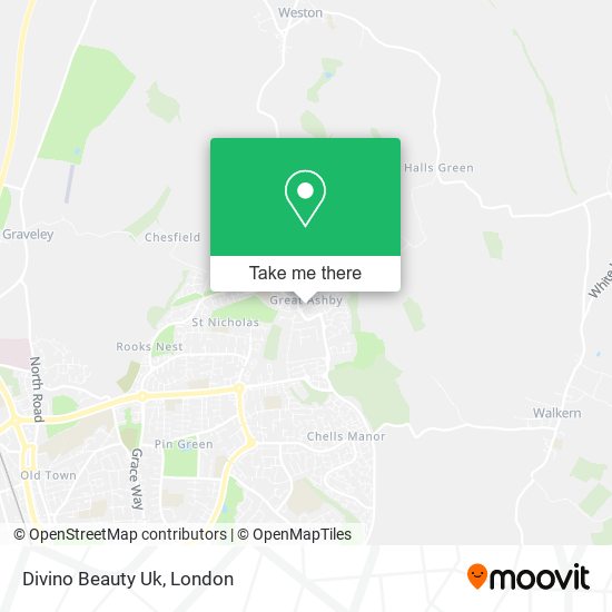 Divino Beauty Uk map