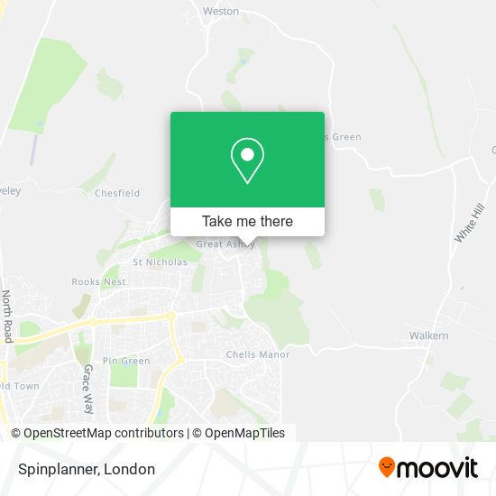 Spinplanner map