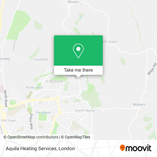 Aquila Heating Services map