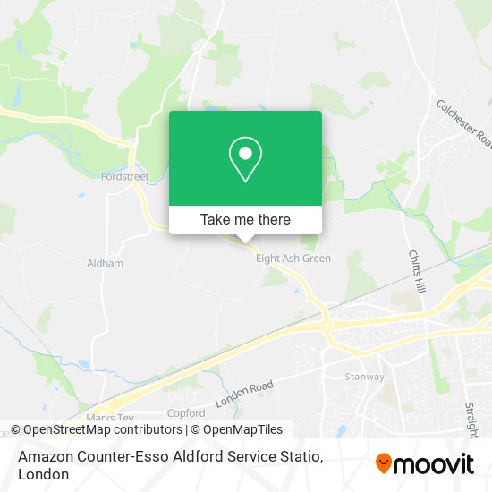 Amazon Counter-Esso Aldford Service Statio map