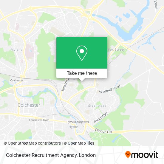 Colchester Recruitment Agency map