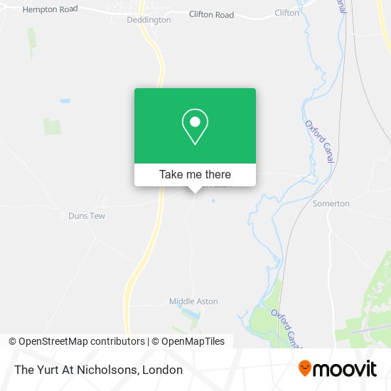 The Yurt At Nicholsons map