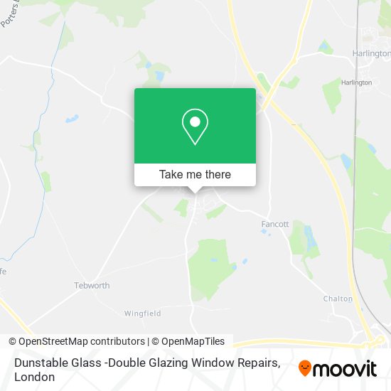 Dunstable Glass -Double Glazing Window Repairs map