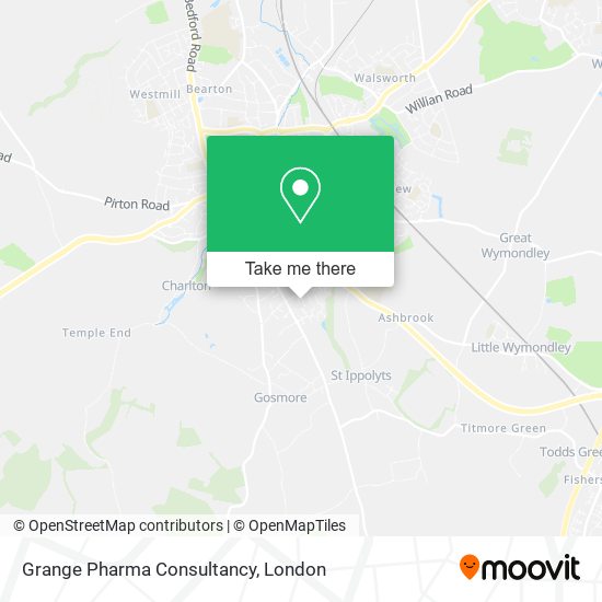 Grange Pharma Consultancy map