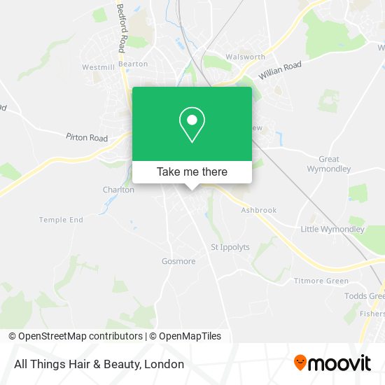 All Things Hair & Beauty map