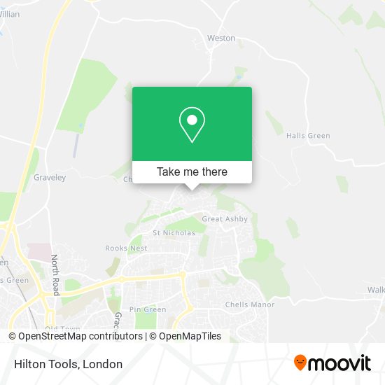 Hilton Tools map