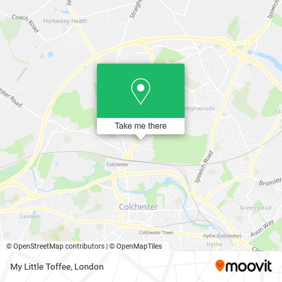My Little Toffee map