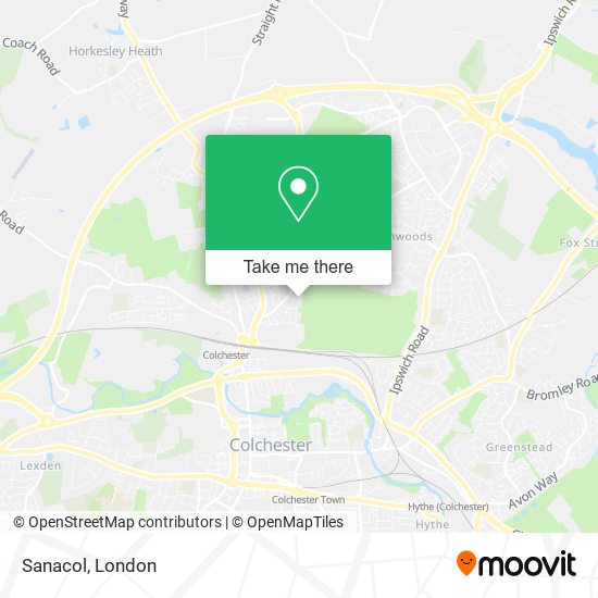 Sanacol map