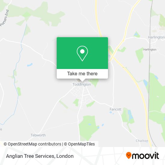 Anglian Tree Services map