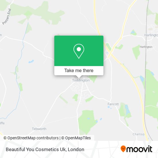 Beautiful You Cosmetics Uk map