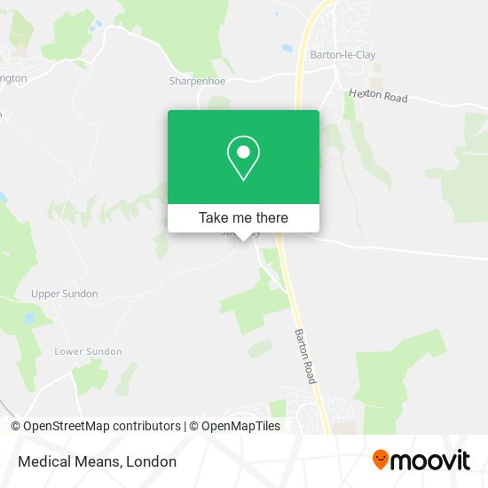 Medical Means map