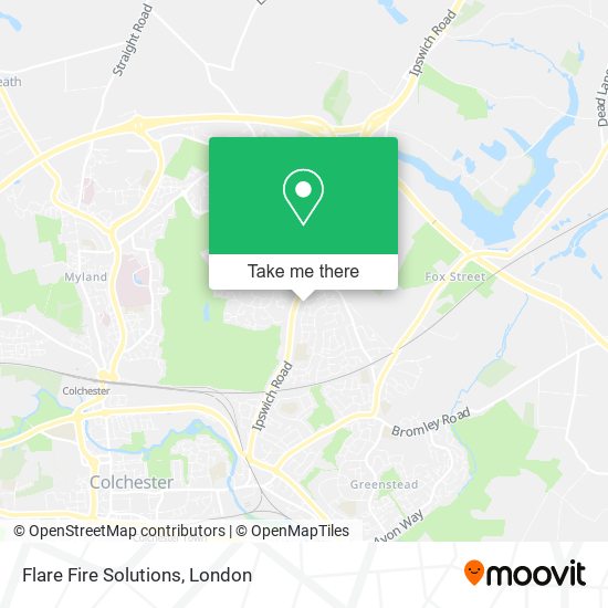 Flare Fire Solutions map