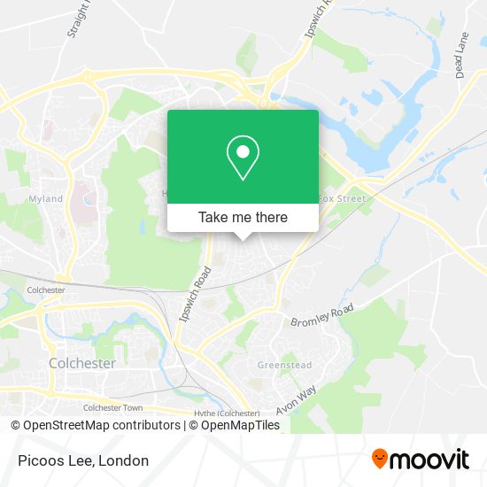 Picoos Lee map
