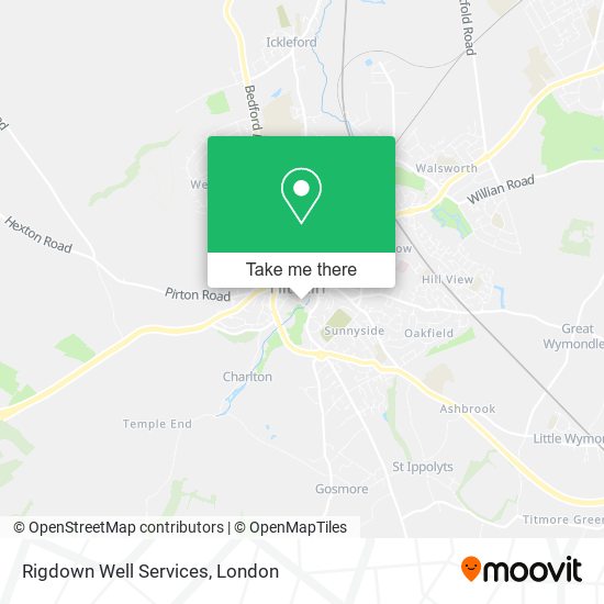 Rigdown Well Services map