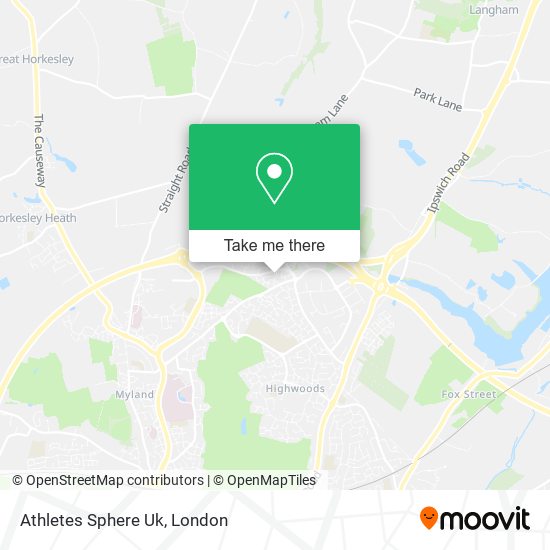 Athletes Sphere Uk map