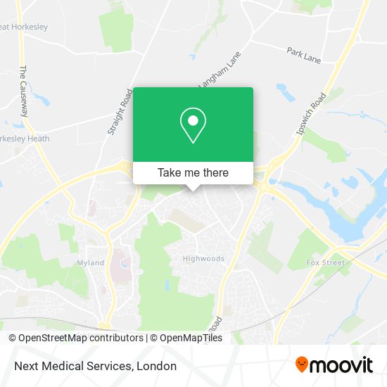 Next Medical Services map