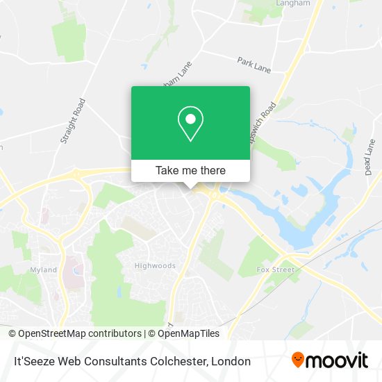 It'Seeze Web Consultants Colchester map