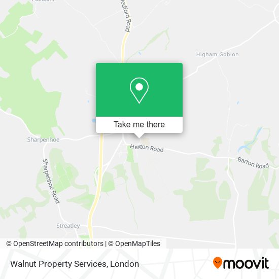 Walnut Property Services map