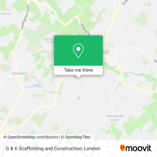 G & K Scaffolding and Construction map