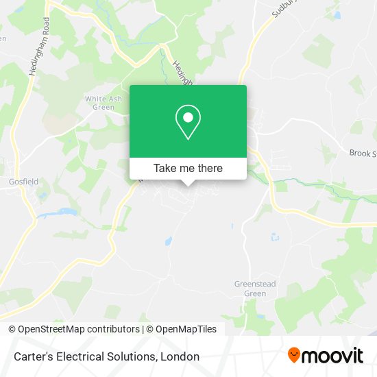 Carter's Electrical Solutions map