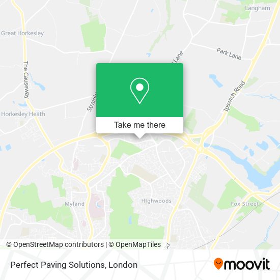 Perfect Paving Solutions map