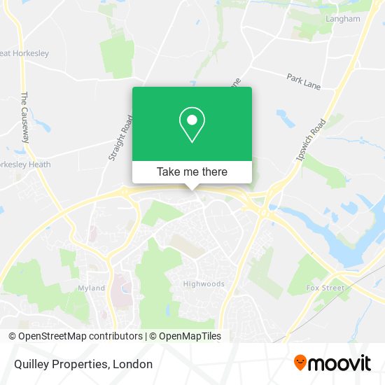 Quilley Properties map