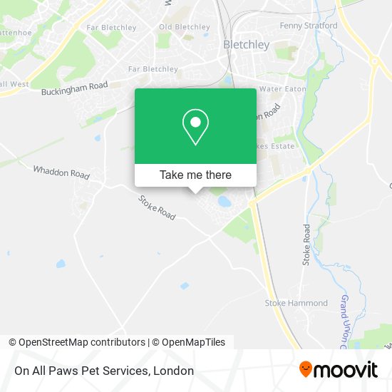 On All Paws Pet Services map