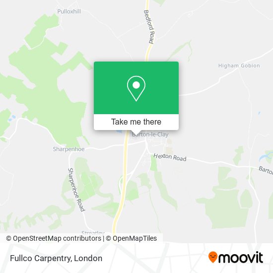 Fullco Carpentry map