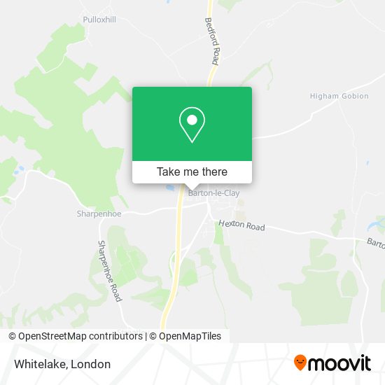 Whitelake map