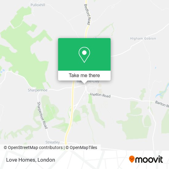 Love Homes map