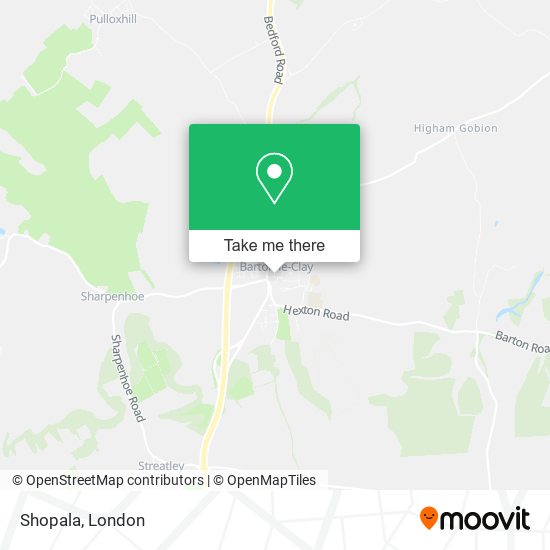 Shopala map