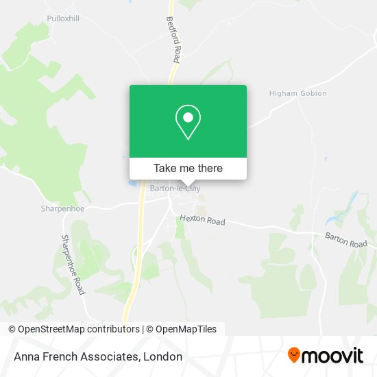 Anna French Associates map